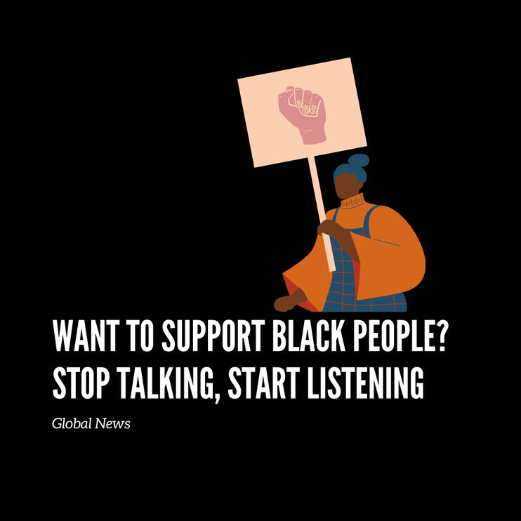 Want to support black people?